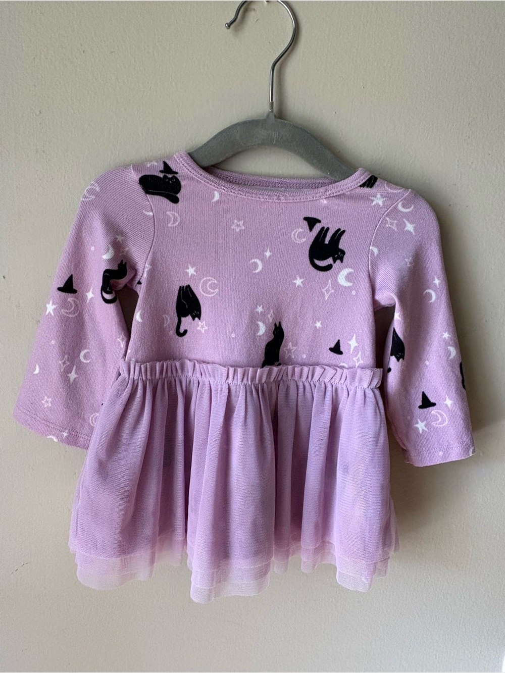 Cat & Jack Pink Purple Stars Baby Top
